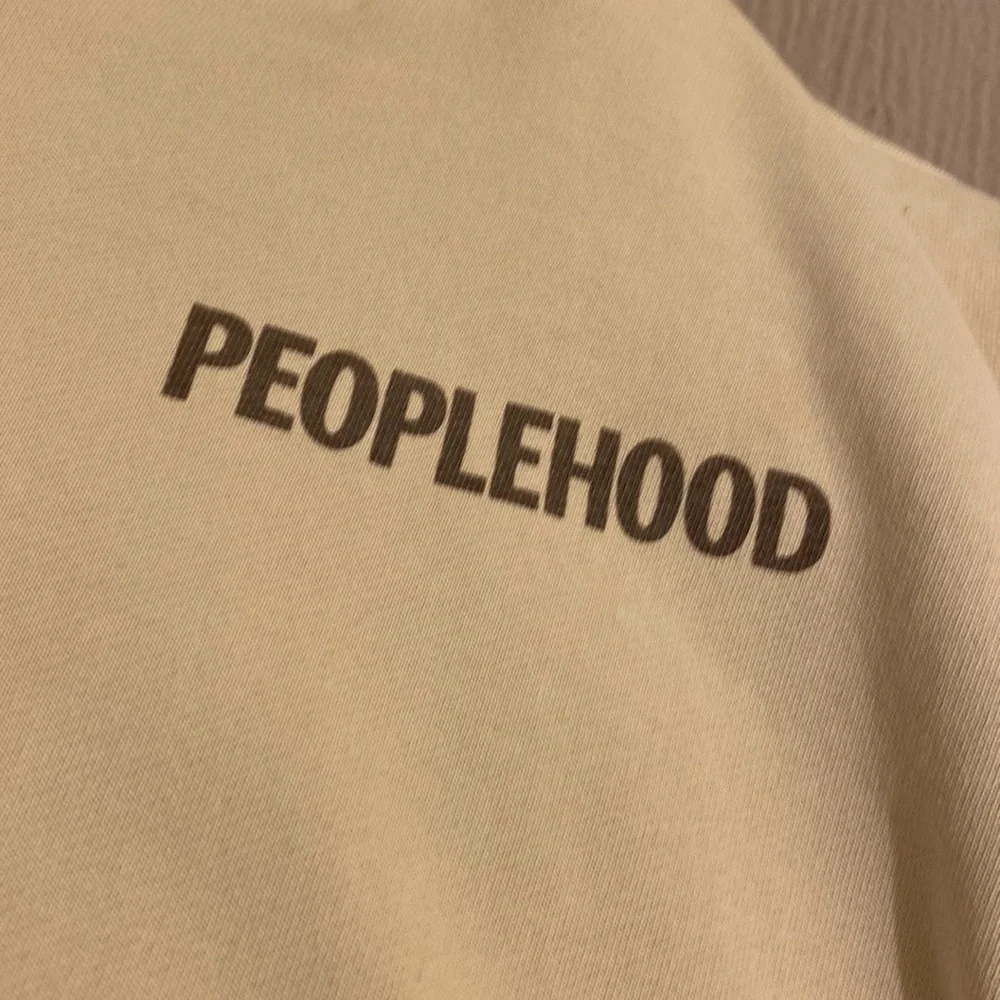 CROPPED PEOPLEHOODIE IN BONE . Size M